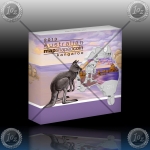 1oz Map Shaped coin "KANGAROO" 2013